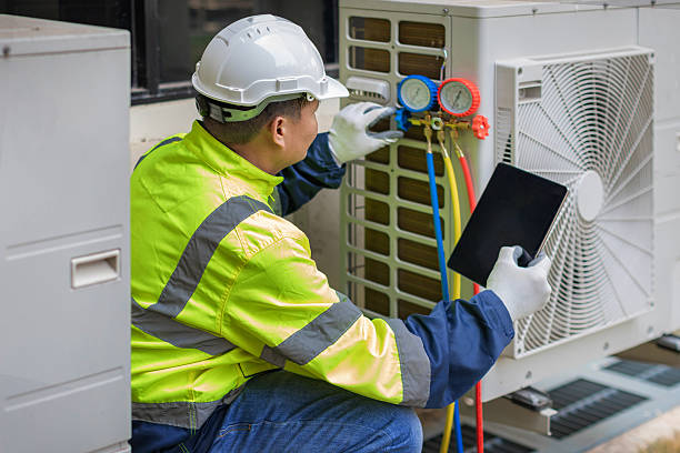 Professional Hvac Maintenance technician working in Wedgefield, SC